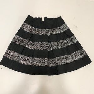 Silver and Black skirt -Small